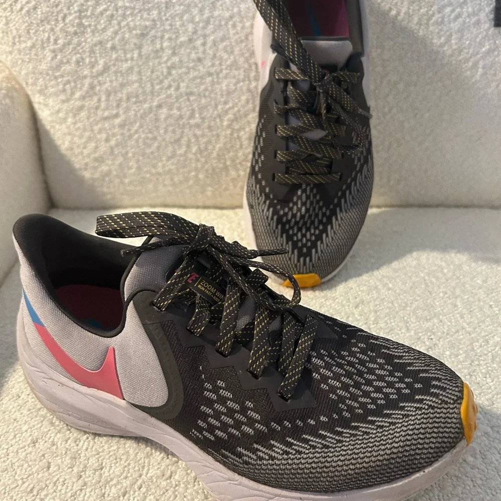 Nike Women's Athletic Shoes - Black, Pink, and Yellow - Picture 1 of 5